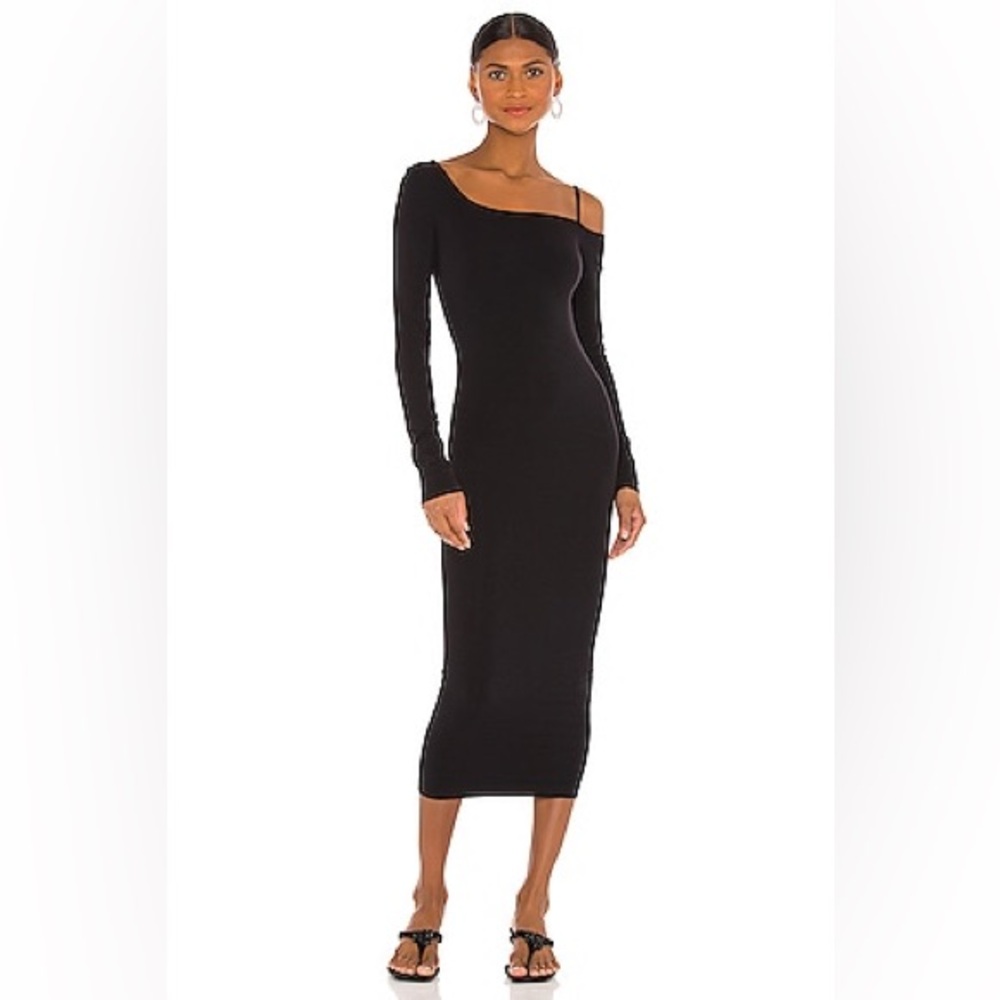 Helmut Lang One Shoulder Dress